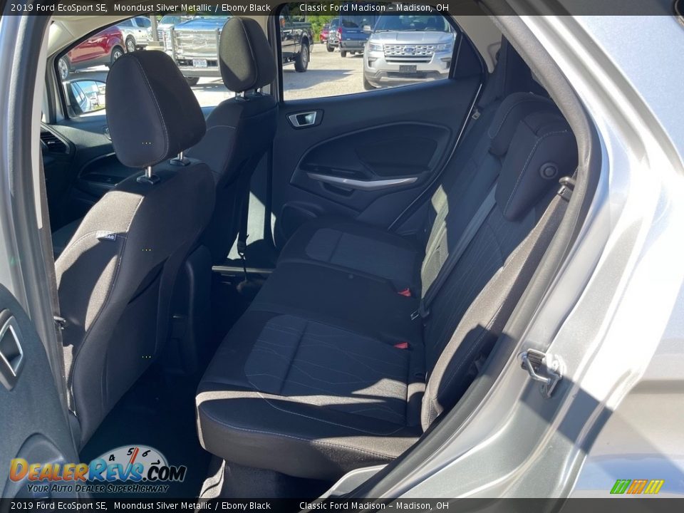 2019 Ford EcoSport SE Moondust Silver Metallic / Ebony Black Photo #24