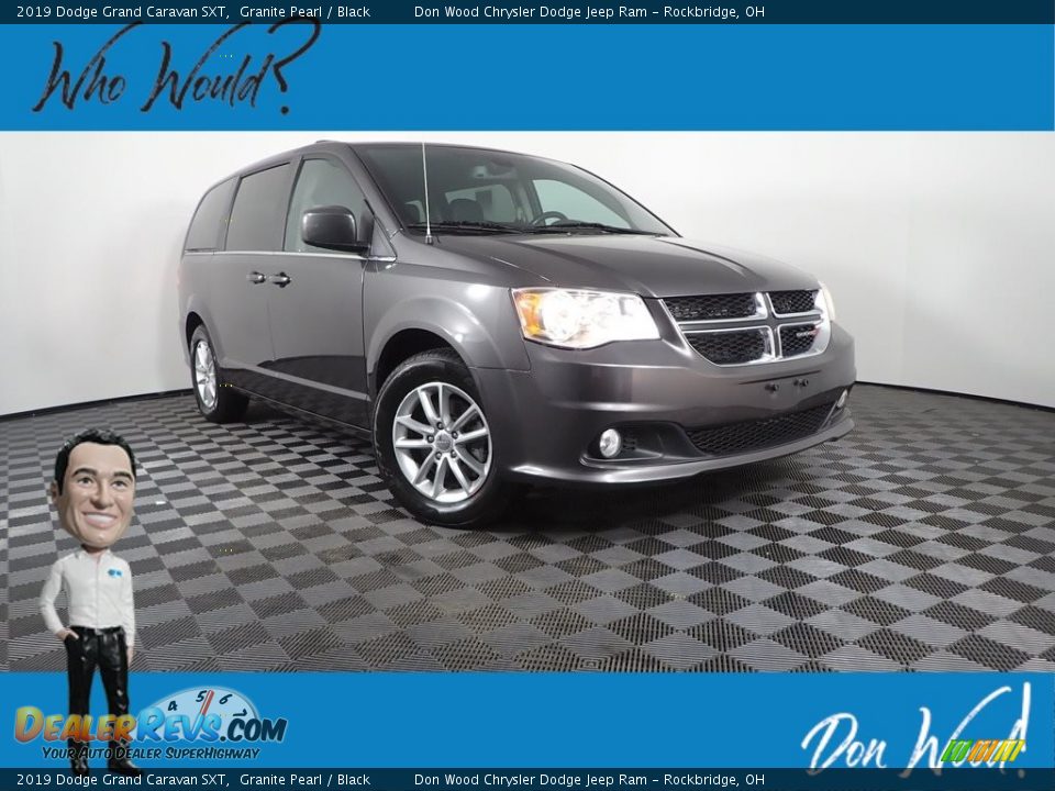 2019 Dodge Grand Caravan SXT Granite Pearl / Black Photo #1