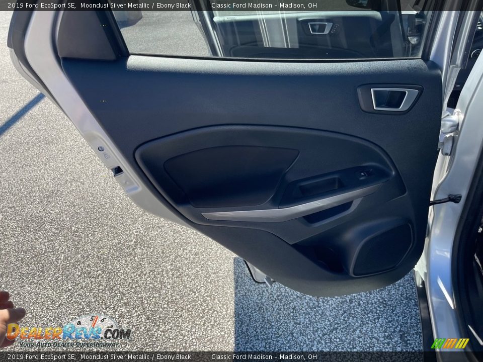 2019 Ford EcoSport SE Moondust Silver Metallic / Ebony Black Photo #25