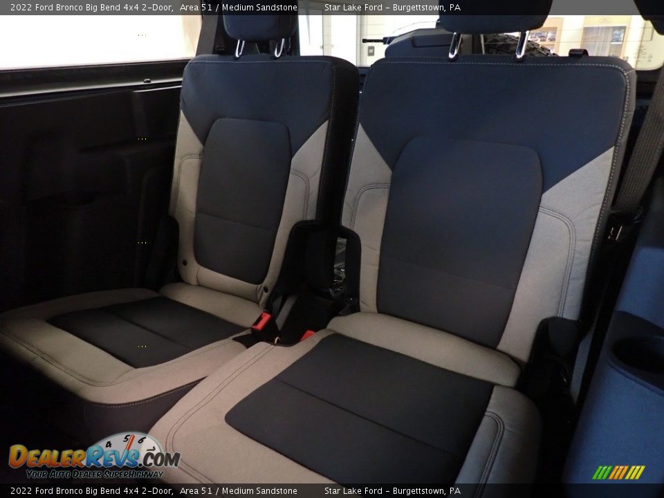 Rear Seat of 2022 Ford Bronco Big Bend 4x4 2-Door Photo #11