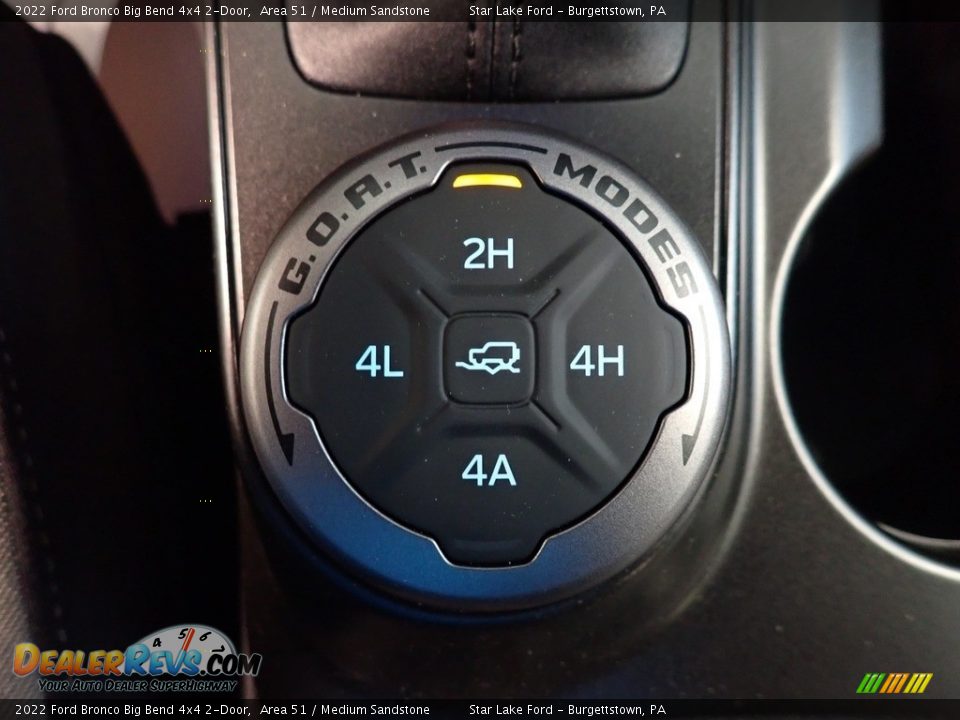 Controls of 2022 Ford Bronco Big Bend 4x4 2-Door Photo #15