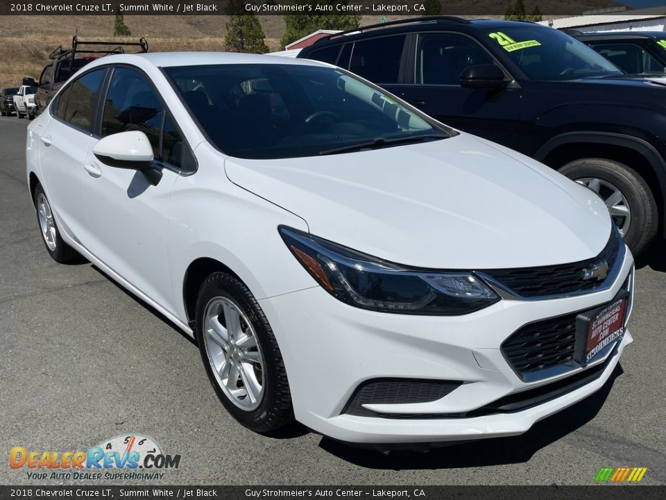 2018 Chevrolet Cruze LT Summit White / Jet Black Photo #3