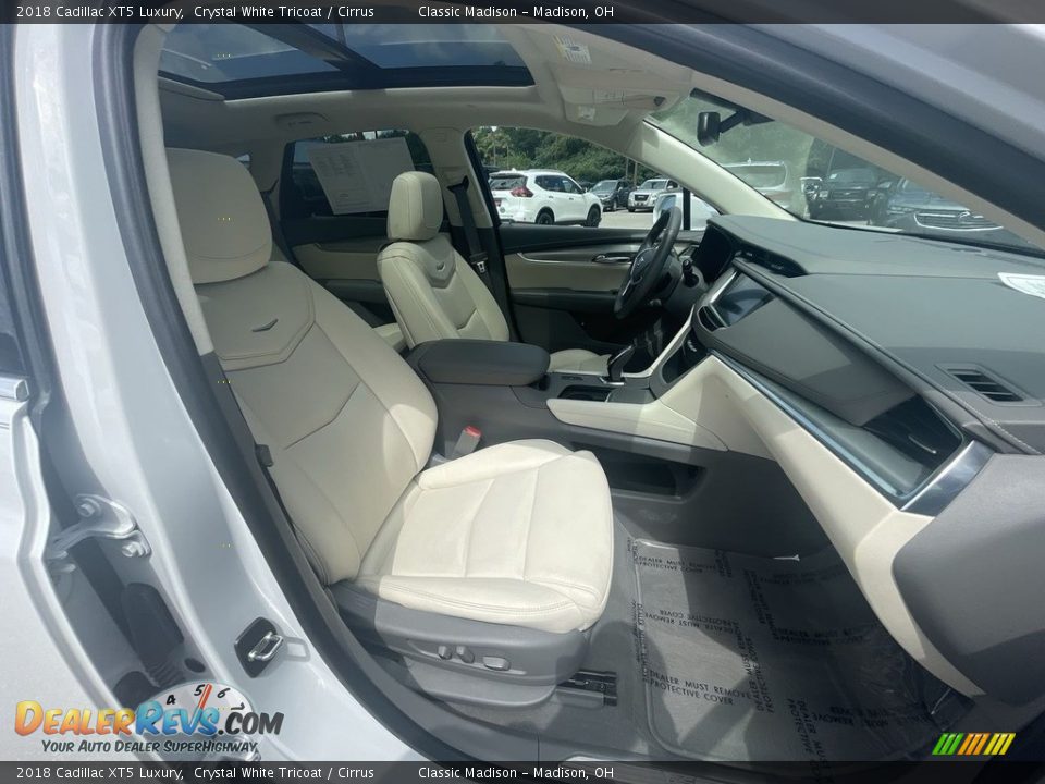 2018 Cadillac XT5 Luxury Crystal White Tricoat / Cirrus Photo #19