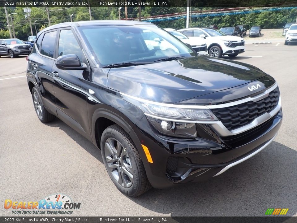 2023 Kia Seltos LX AWD Cherry Black / Black Photo #2