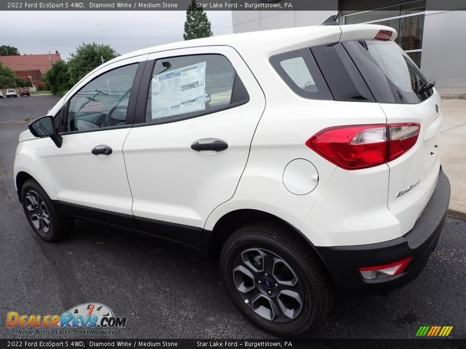 2022 Ford EcoSport S 4WD Diamond White / Medium Stone Photo #3