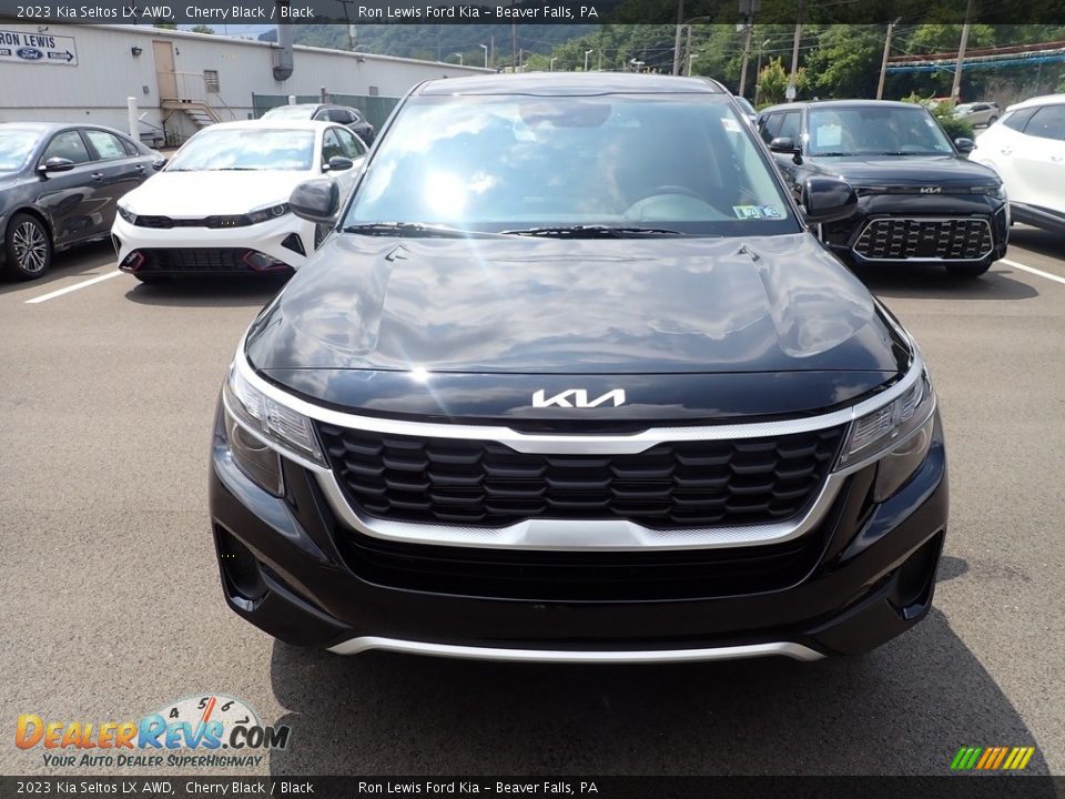 2023 Kia Seltos LX AWD Cherry Black / Black Photo #3