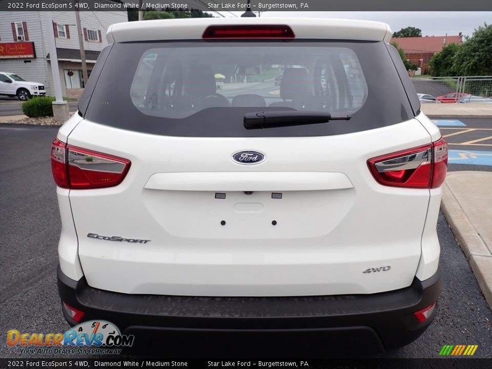 2022 Ford EcoSport S 4WD Diamond White / Medium Stone Photo #4