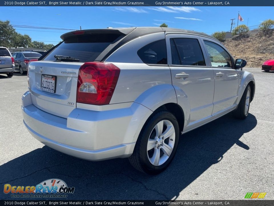 2010 Dodge Caliber SXT Bright Silver Metallic / Dark Slate Gray/Medium Graystone Photo #5