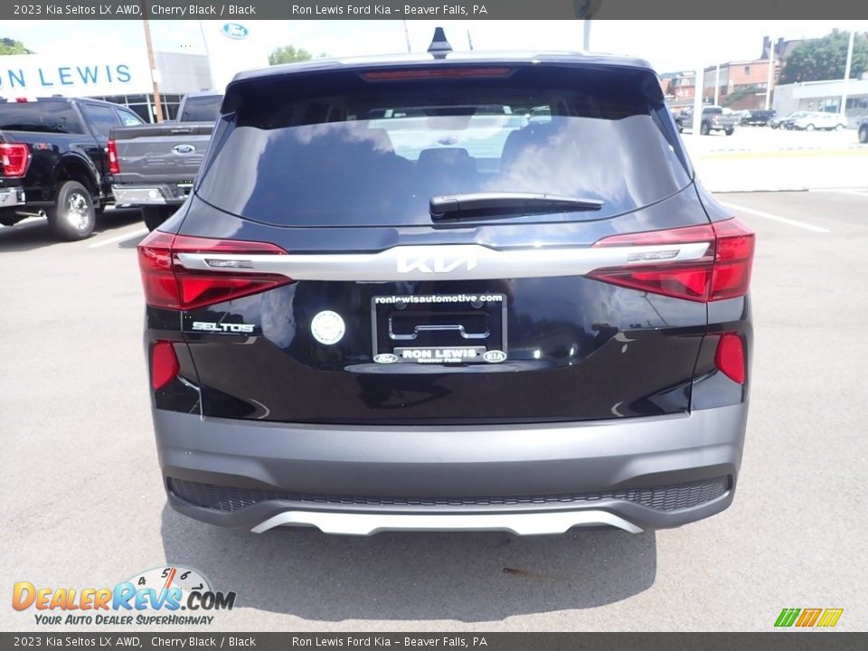 2023 Kia Seltos LX AWD Cherry Black / Black Photo #7