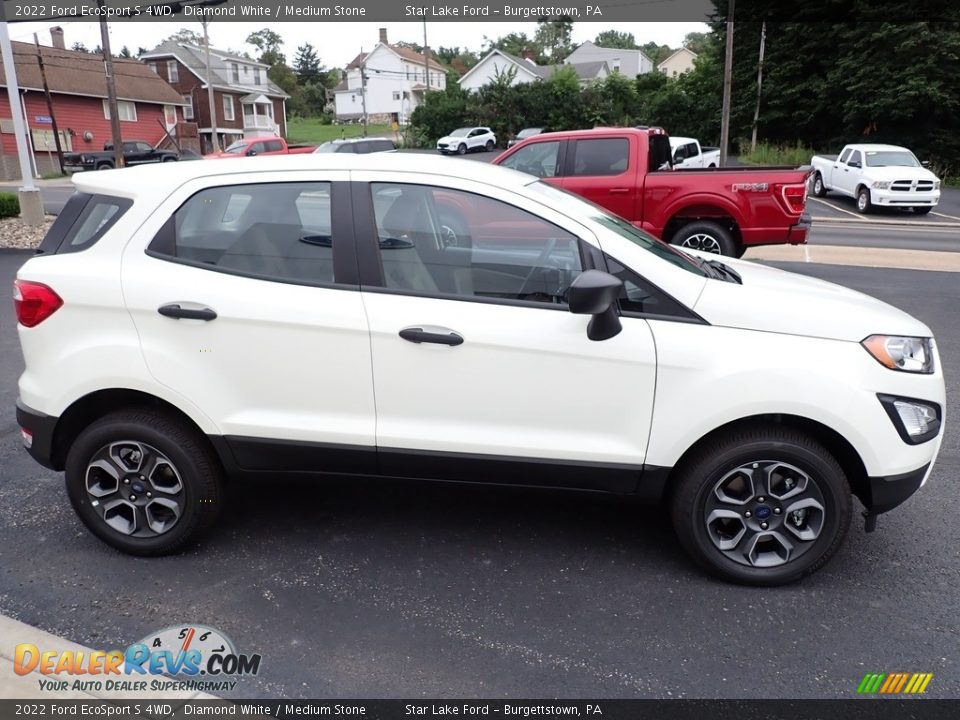 Diamond White 2022 Ford EcoSport S 4WD Photo #7