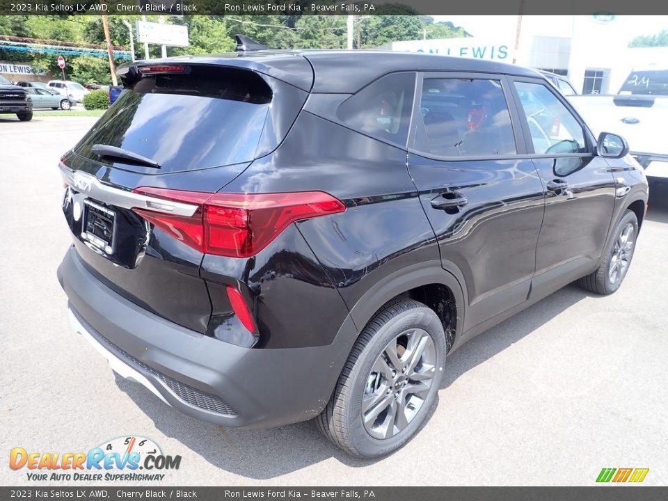 2023 Kia Seltos LX AWD Cherry Black / Black Photo #8