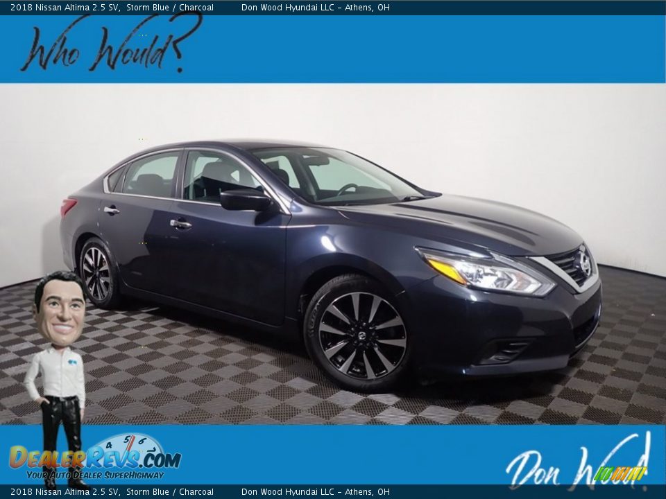 2018 Nissan Altima 2.5 SV Storm Blue / Charcoal Photo #1