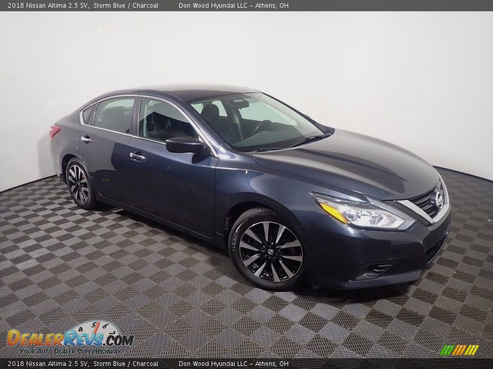 2018 Nissan Altima 2.5 SV Storm Blue / Charcoal Photo #3