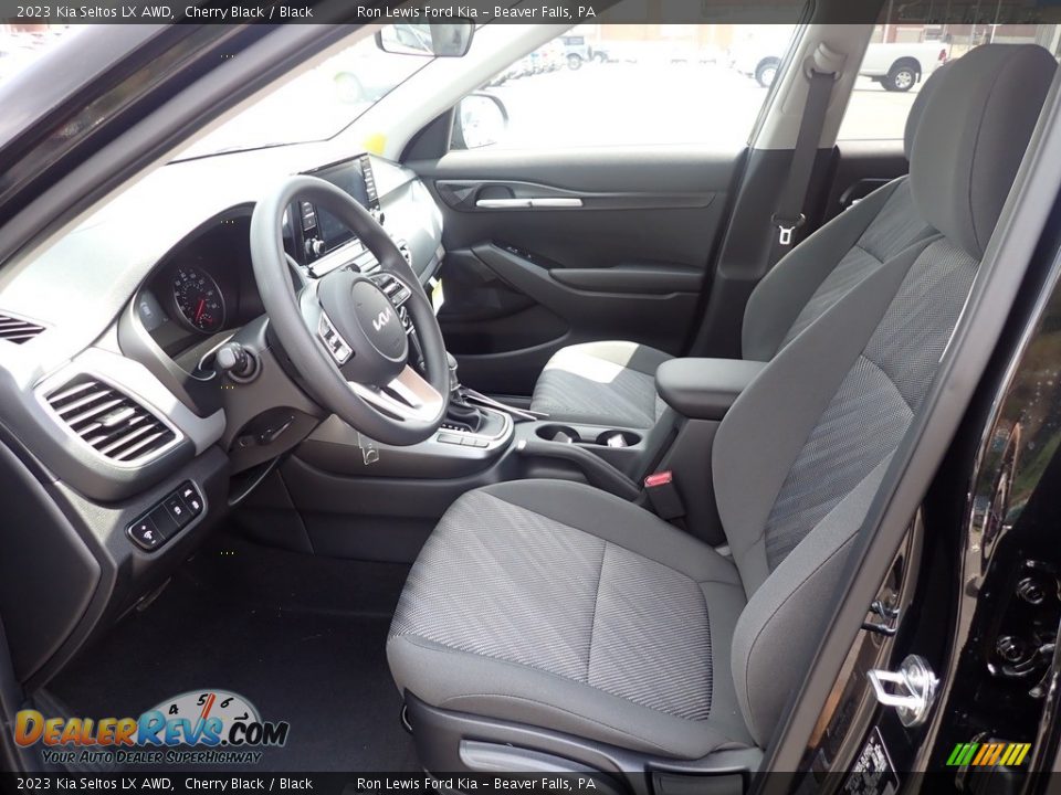 2023 Kia Seltos LX AWD Cherry Black / Black Photo #14