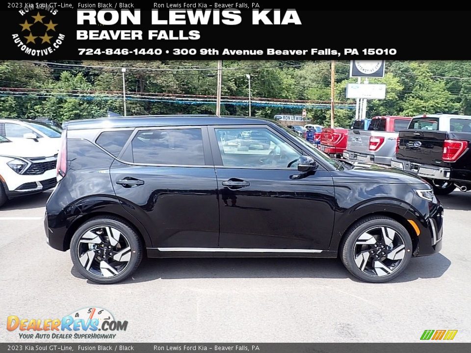 2023 Kia Soul GT-Line Fusion Black / Black Photo #1