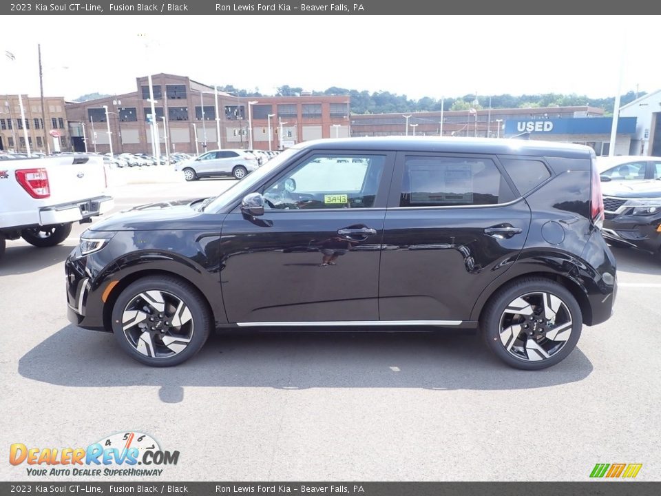 Fusion Black 2023 Kia Soul GT-Line Photo #5