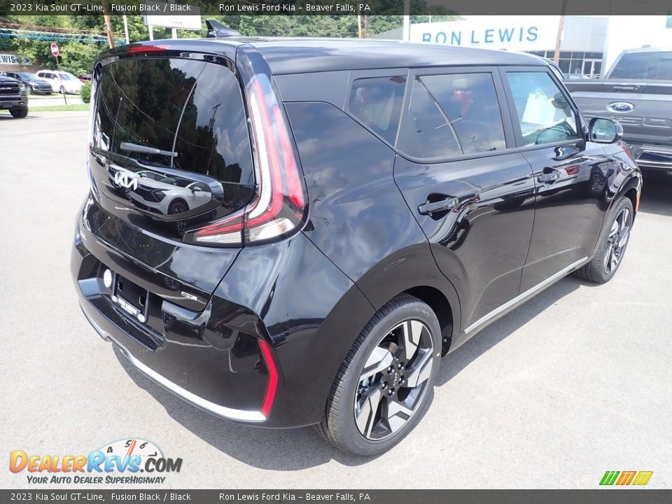 2023 Kia Soul GT-Line Fusion Black / Black Photo #8