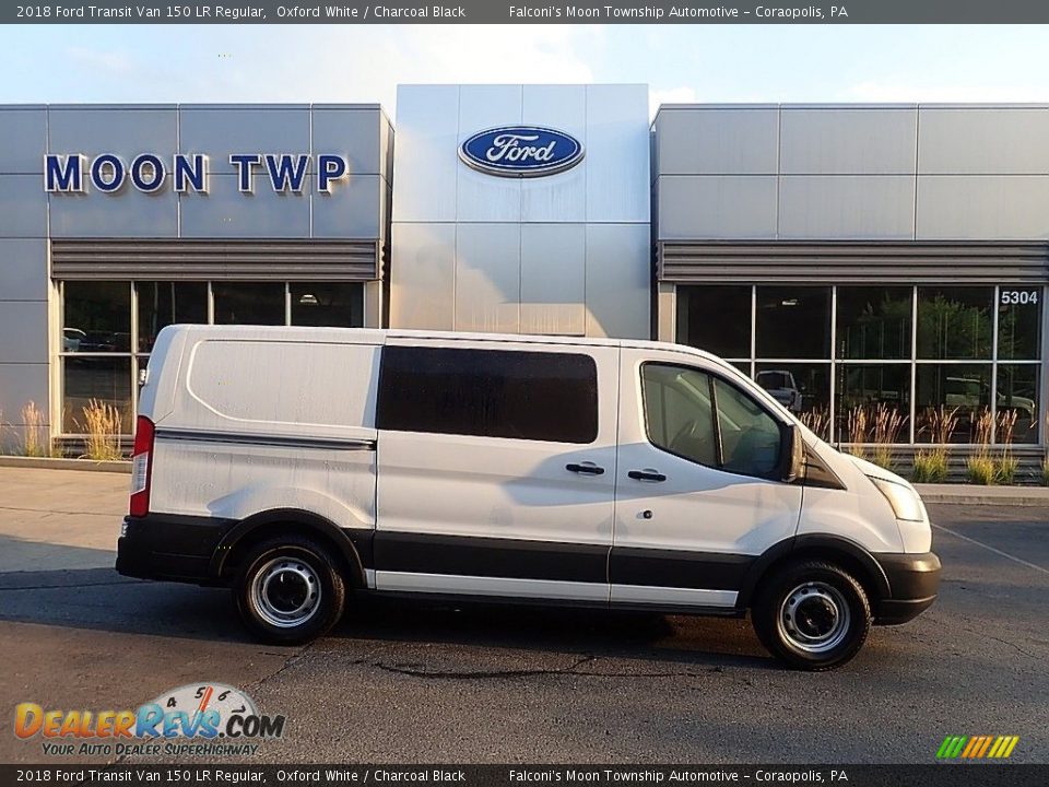 2018 Ford Transit Van 150 LR Regular Oxford White / Charcoal Black Photo #1