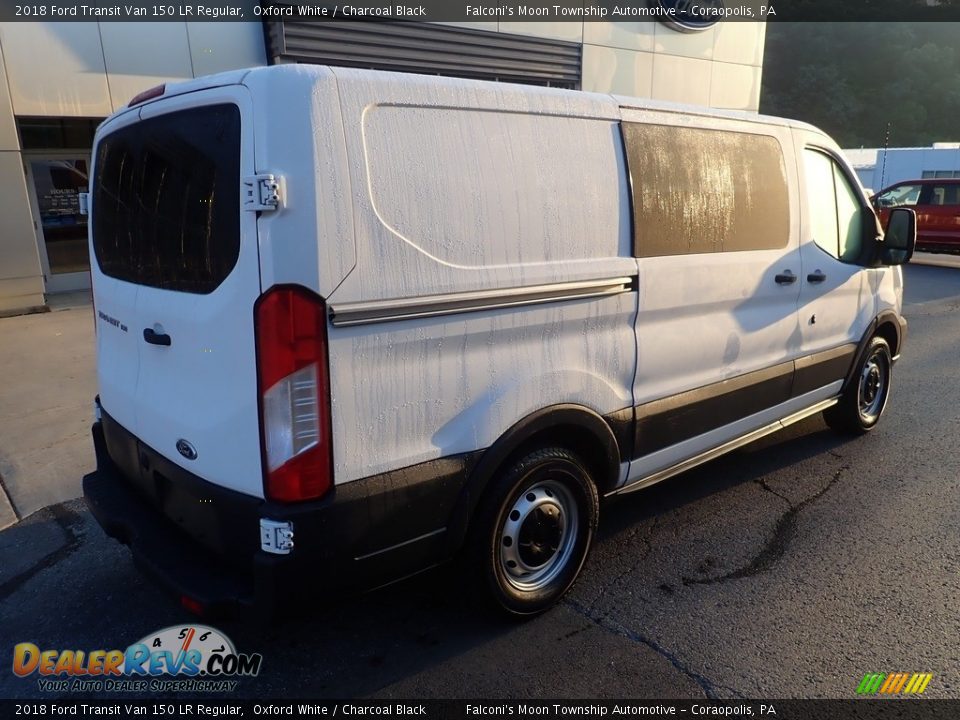 2018 Ford Transit Van 150 LR Regular Oxford White / Charcoal Black Photo #2