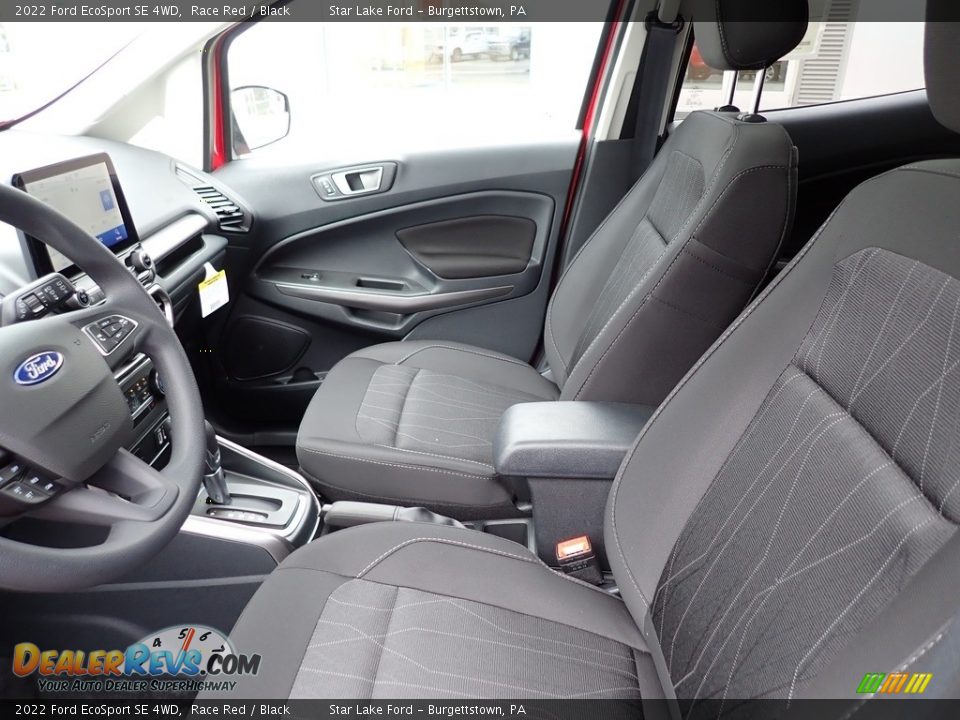 Black Interior - 2022 Ford EcoSport SE 4WD Photo #10