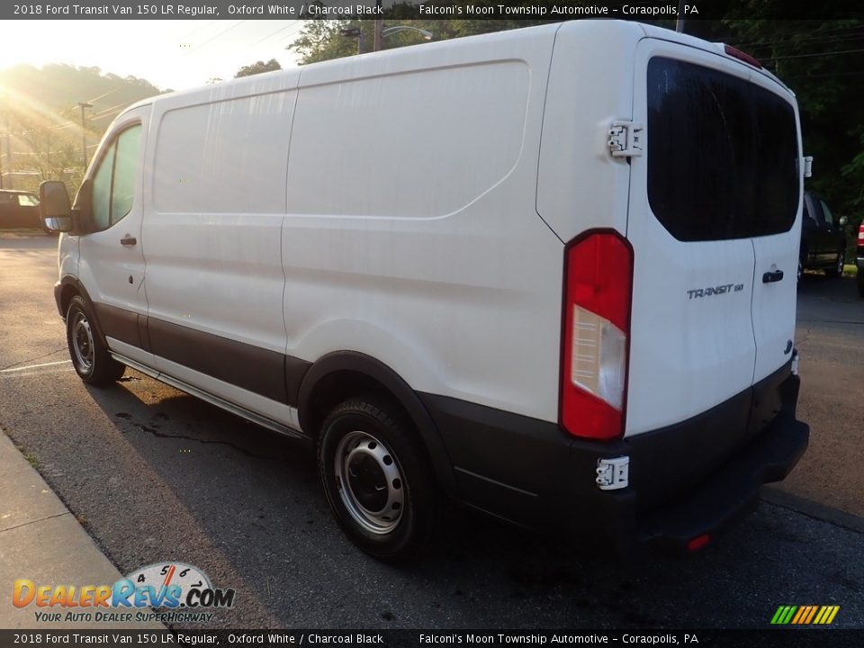 2018 Ford Transit Van 150 LR Regular Oxford White / Charcoal Black Photo #7