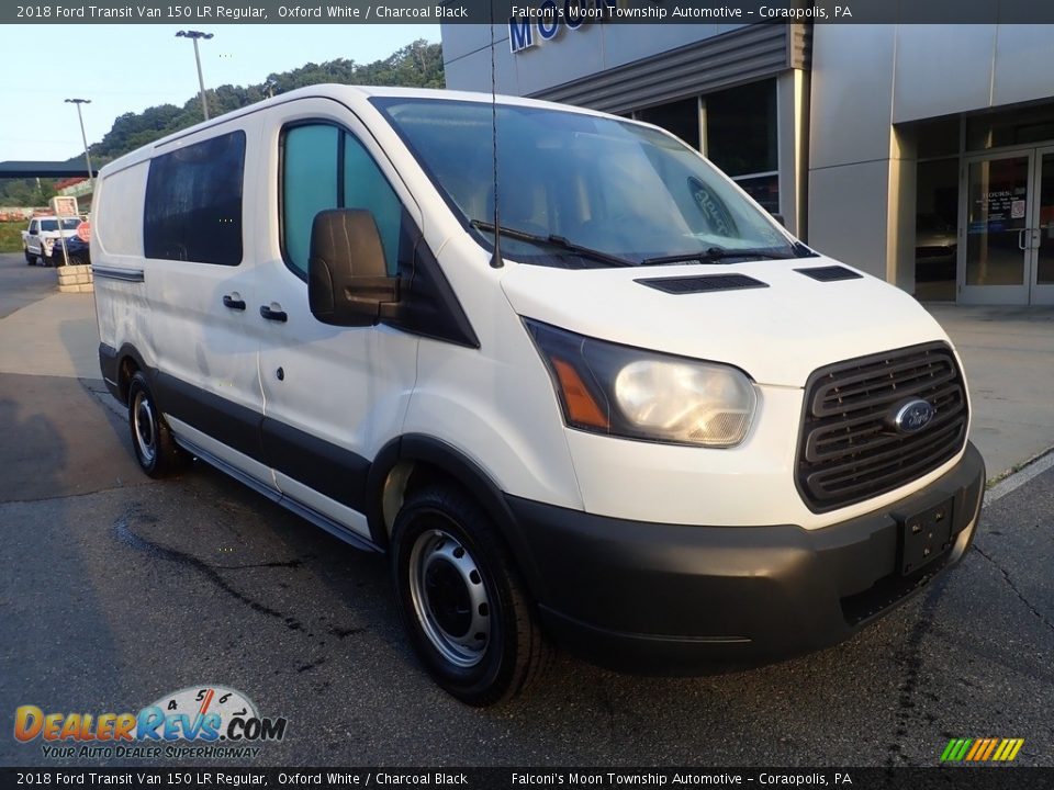 2018 Ford Transit Van 150 LR Regular Oxford White / Charcoal Black Photo #11