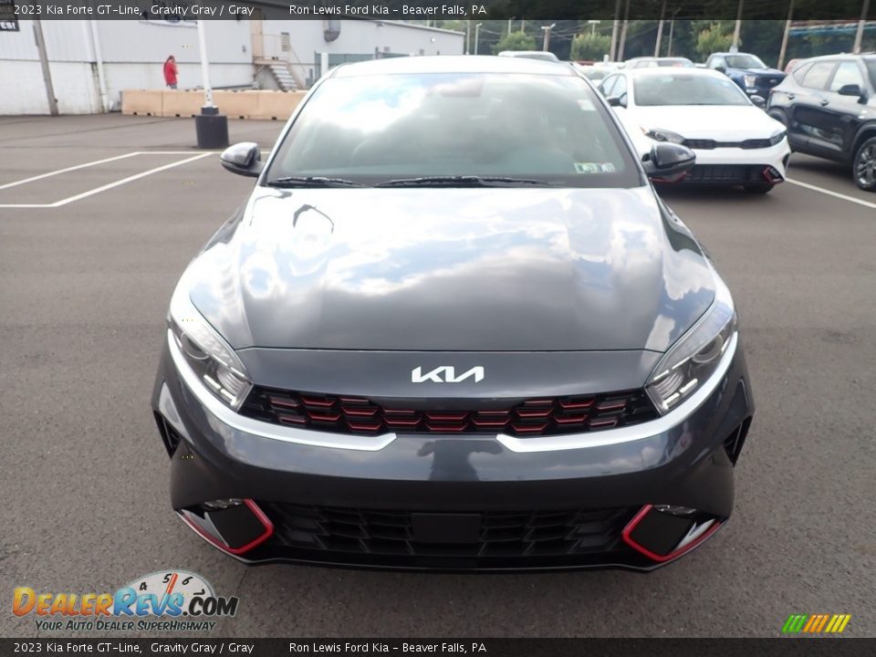 2023 Kia Forte GT-Line Gravity Gray / Gray Photo #3