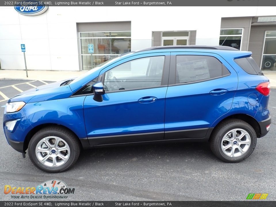 Lightning Blue Metallic 2022 Ford EcoSport SE 4WD Photo #2