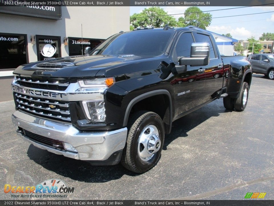 2022 Chevrolet Silverado 3500HD LTZ Crew Cab 4x4 Black / Jet Black Photo #2