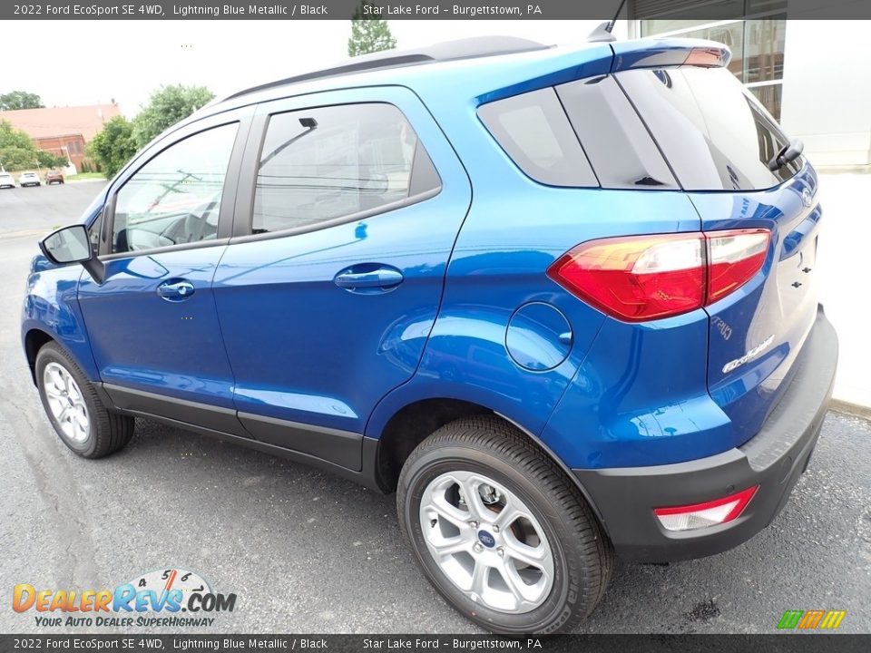 2022 Ford EcoSport SE 4WD Lightning Blue Metallic / Black Photo #3