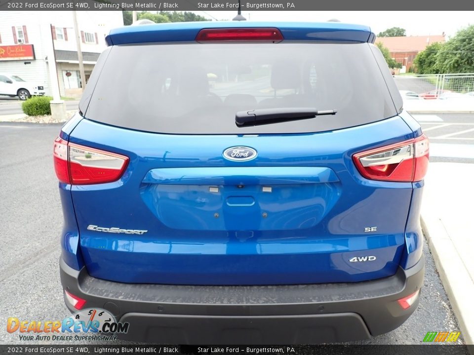 2022 Ford EcoSport SE 4WD Lightning Blue Metallic / Black Photo #4