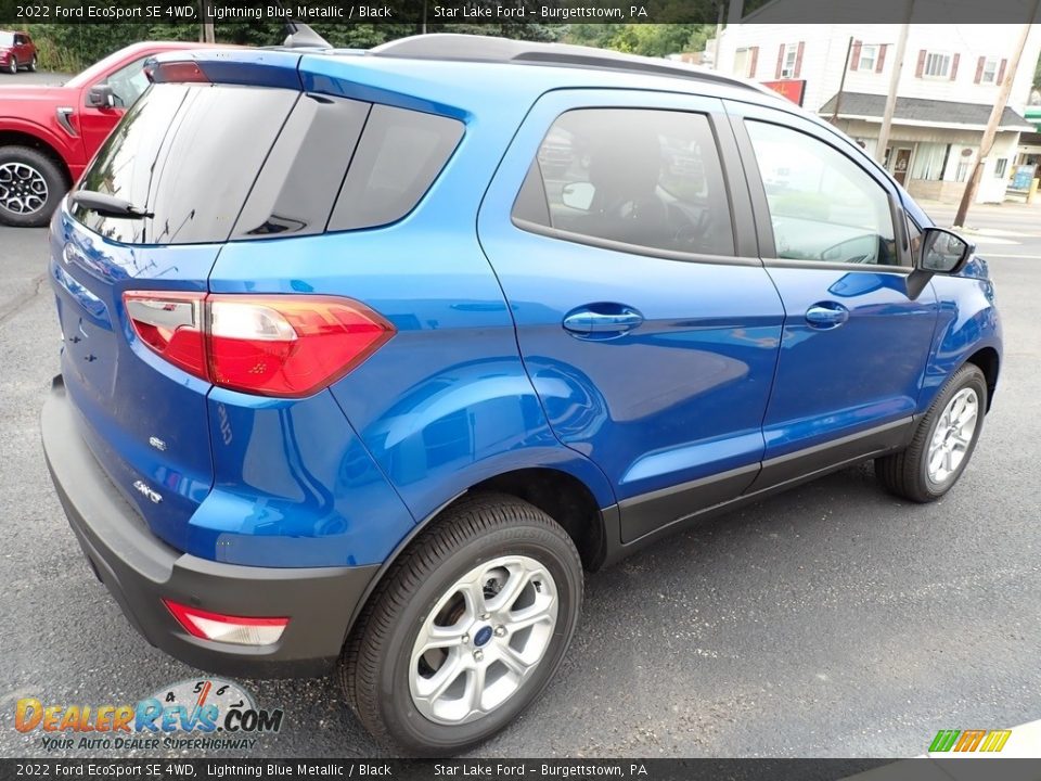 2022 Ford EcoSport SE 4WD Lightning Blue Metallic / Black Photo #6