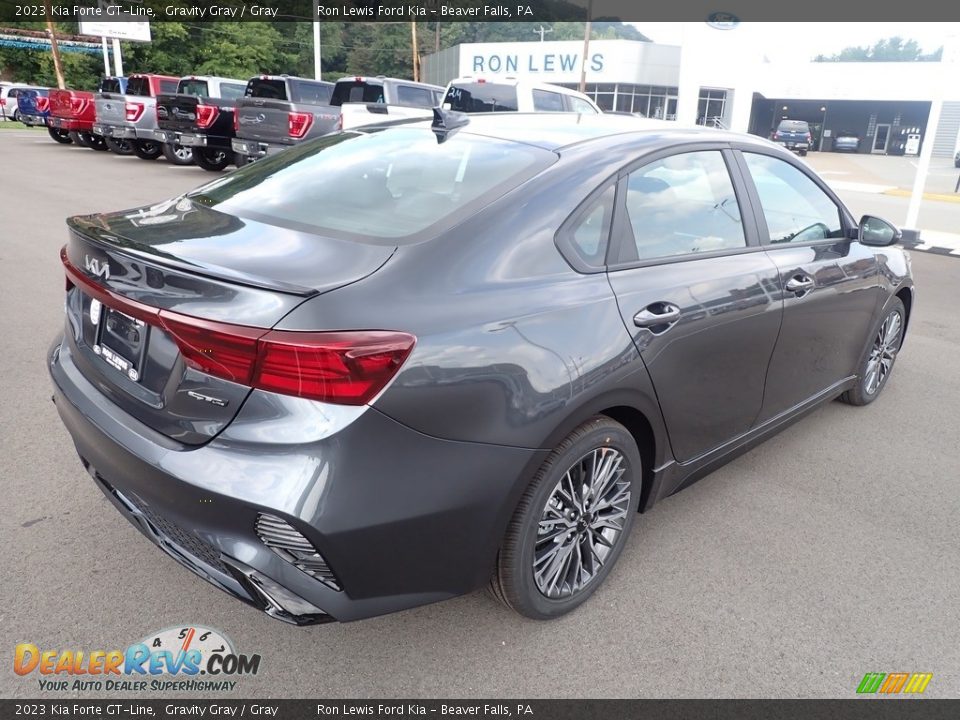 2023 Kia Forte GT-Line Gravity Gray / Gray Photo #8