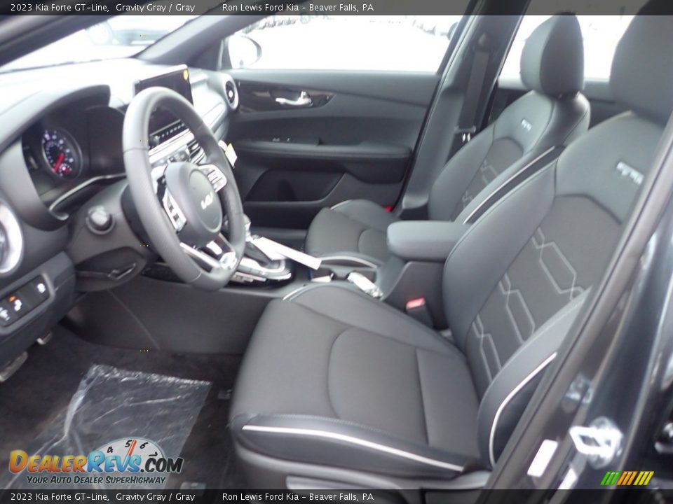 Gray Interior - 2023 Kia Forte GT-Line Photo #14