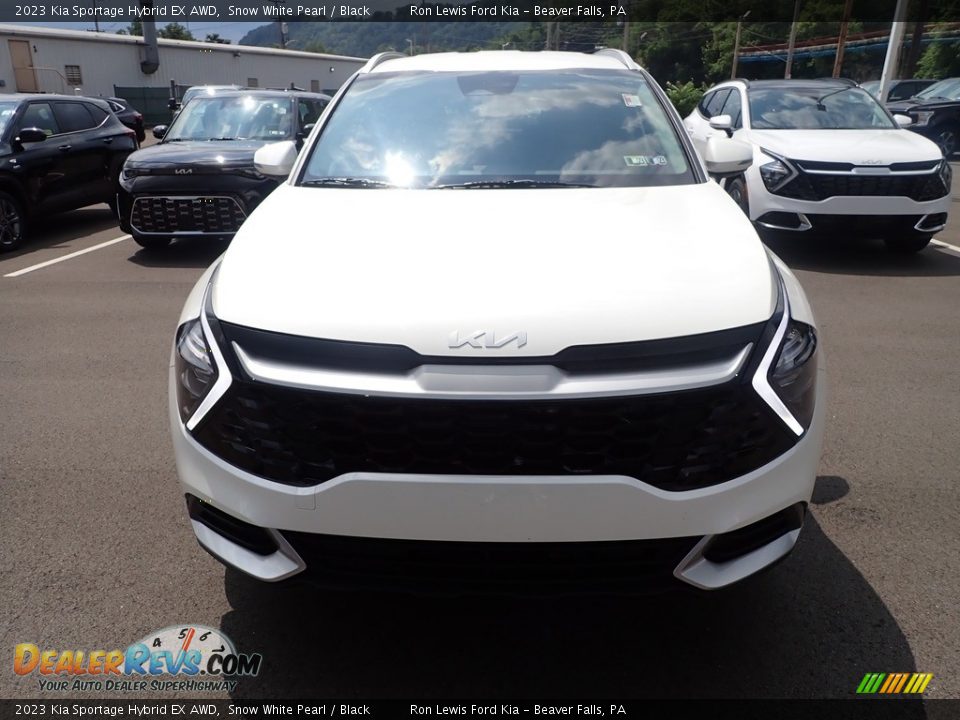 2023 Kia Sportage Hybrid EX AWD Snow White Pearl / Black Photo #3