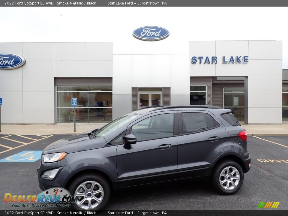 2022 Ford EcoSport SE 4WD Smoke Metallic / Black Photo #1