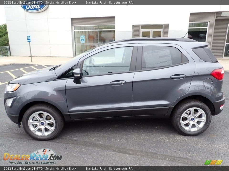 2022 Ford EcoSport SE 4WD Smoke Metallic / Black Photo #2