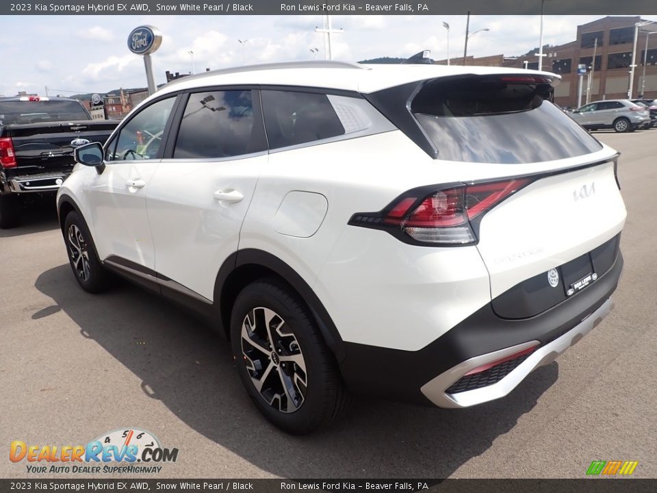 2023 Kia Sportage Hybrid EX AWD Snow White Pearl / Black Photo #6