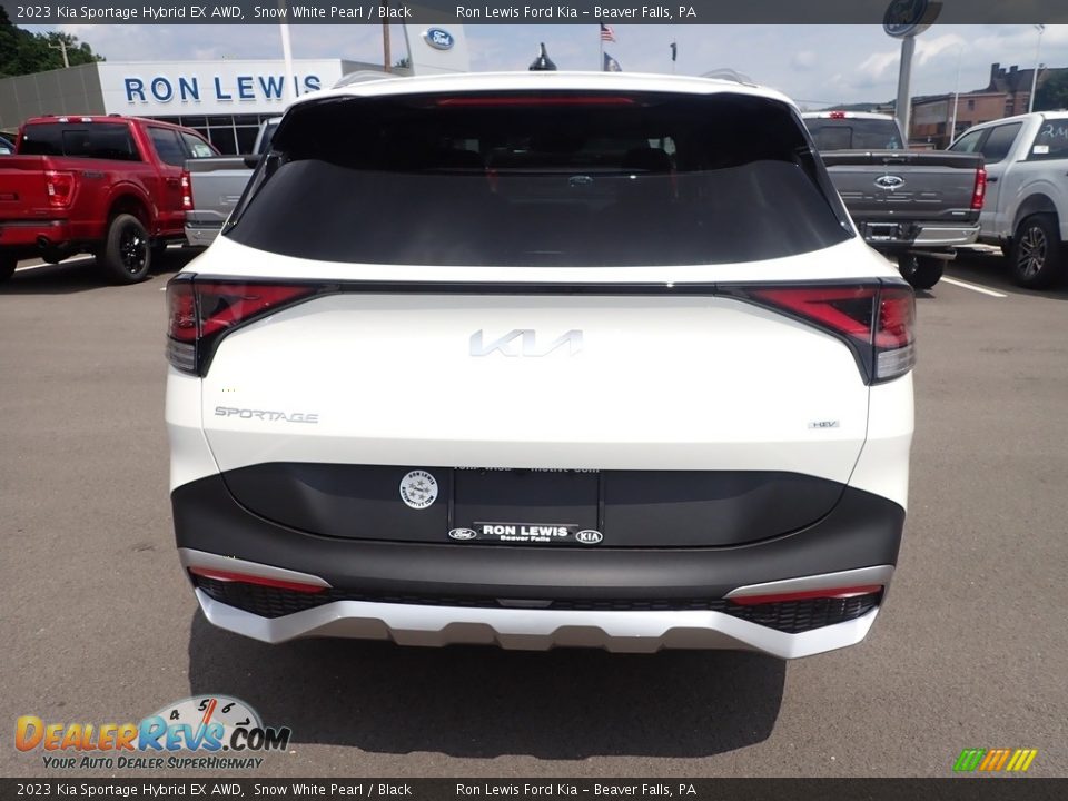 2023 Kia Sportage Hybrid EX AWD Snow White Pearl / Black Photo #7