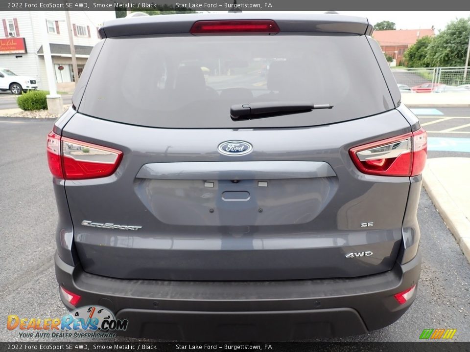 2022 Ford EcoSport SE 4WD Smoke Metallic / Black Photo #4