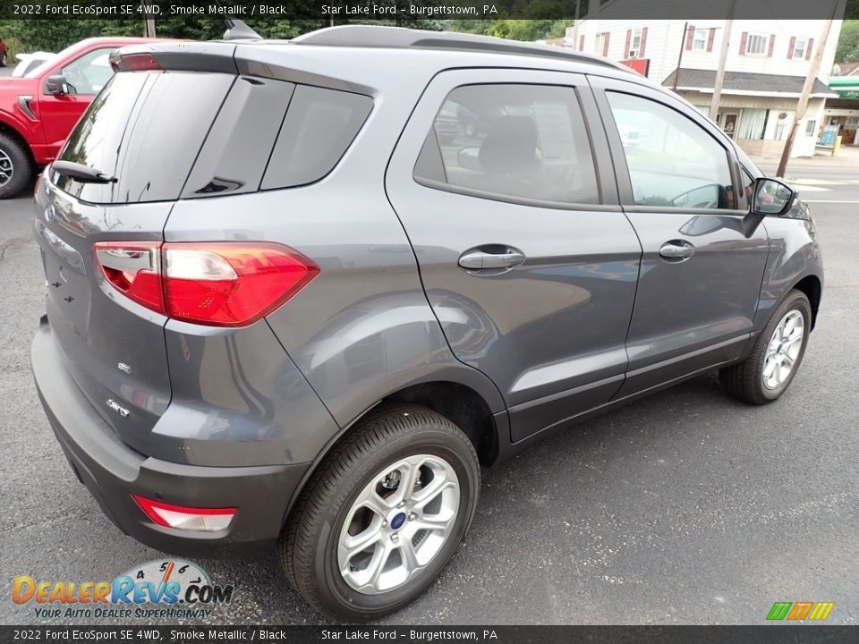 2022 Ford EcoSport SE 4WD Smoke Metallic / Black Photo #6