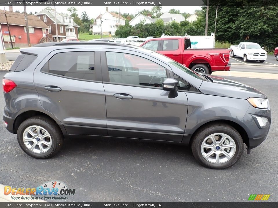 2022 Ford EcoSport SE 4WD Smoke Metallic / Black Photo #7