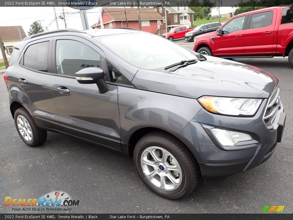 2022 Ford EcoSport SE 4WD Smoke Metallic / Black Photo #8