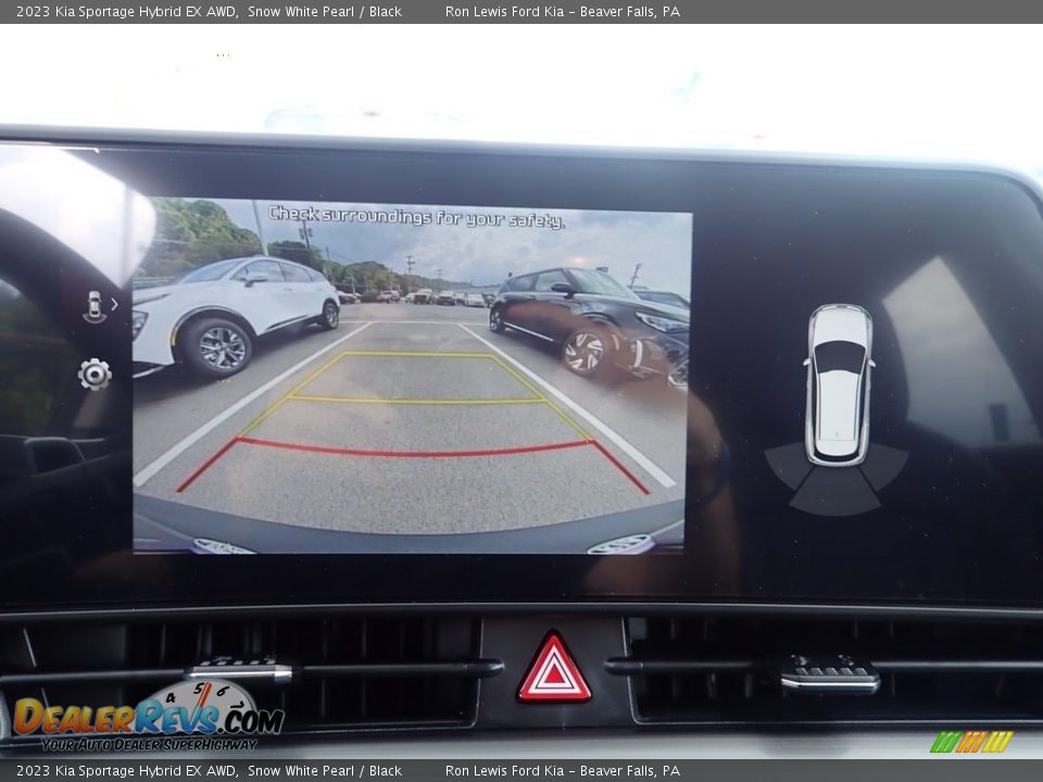2023 Kia Sportage Hybrid EX AWD Snow White Pearl / Black Photo #18