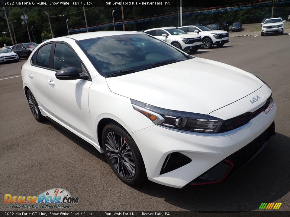 2022 Kia Forte GT-Line Snow White Pearl / Black Photo #2