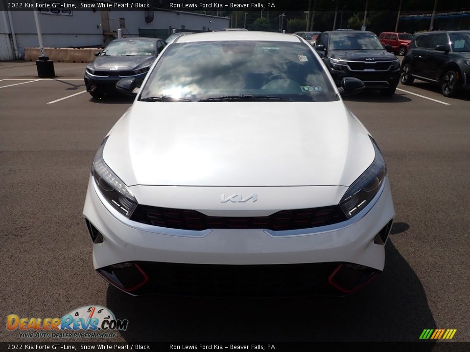 2022 Kia Forte GT-Line Snow White Pearl / Black Photo #3