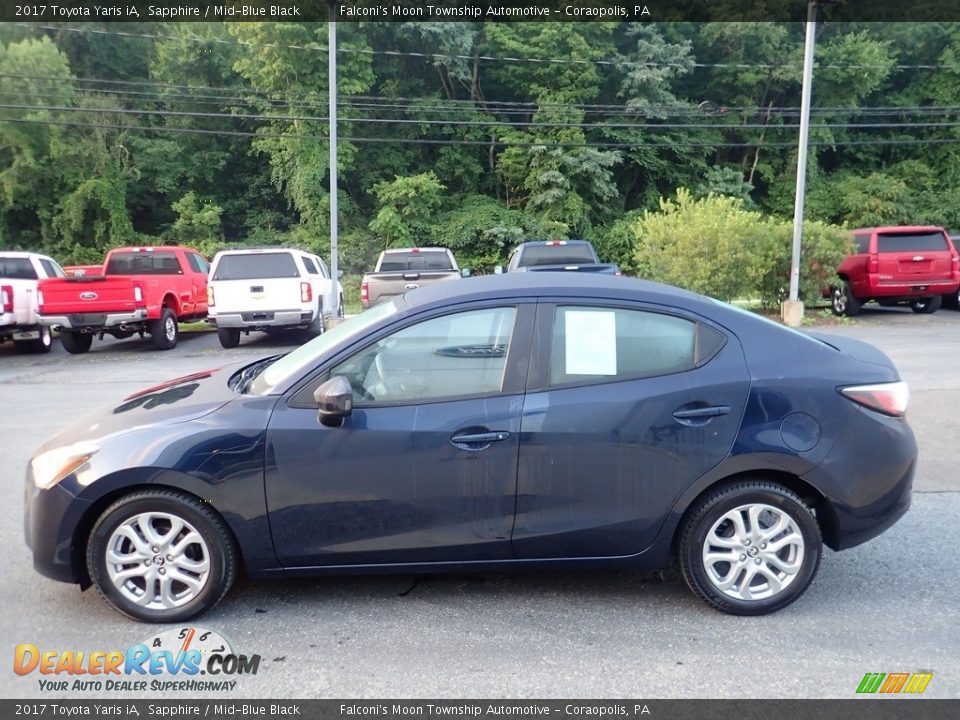 2017 Toyota Yaris iA Sapphire / Mid-Blue Black Photo #5