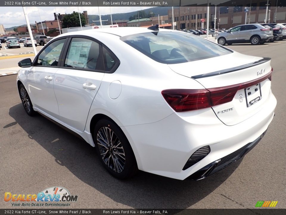 2022 Kia Forte GT-Line Snow White Pearl / Black Photo #6