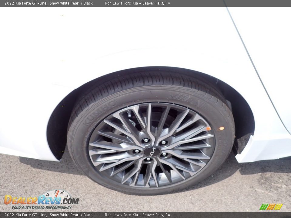 2022 Kia Forte GT-Line Snow White Pearl / Black Photo #9