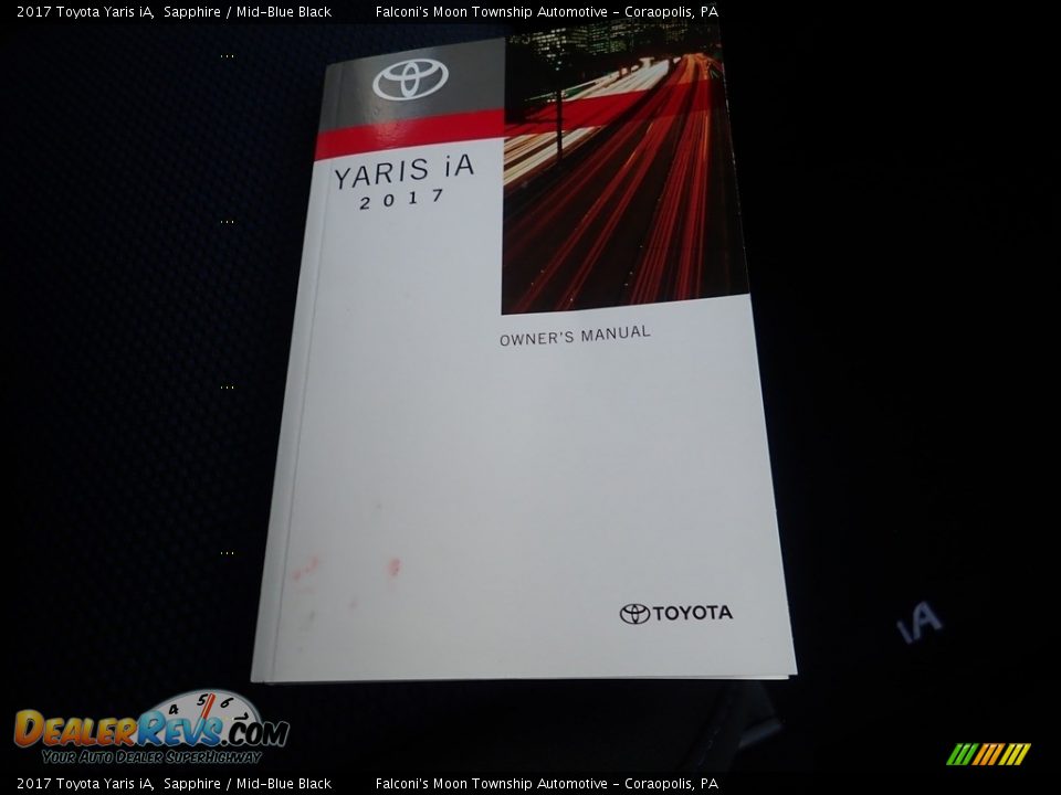 2017 Toyota Yaris iA Sapphire / Mid-Blue Black Photo #12